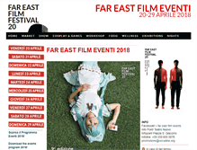 Tablet Screenshot of events.fareastfilm.com